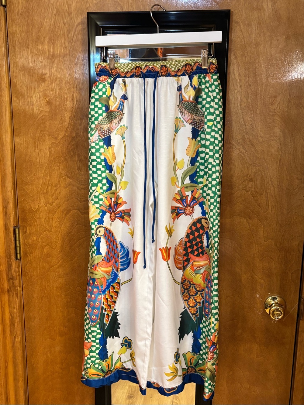 Luxxel Tropical Bird Print Two-Piece Set – Size Medium (NWT)